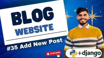 blog website using Django | add new post functionality