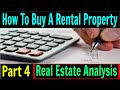 How To Buy A Rental Property | Part 4 Real Estate Analysis