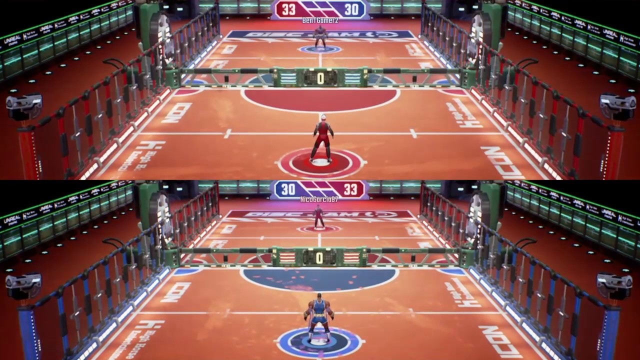 Disc Jam Gameplay 2 players Splitscreen YouTube