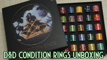 D&D Condition Rings Unboxing