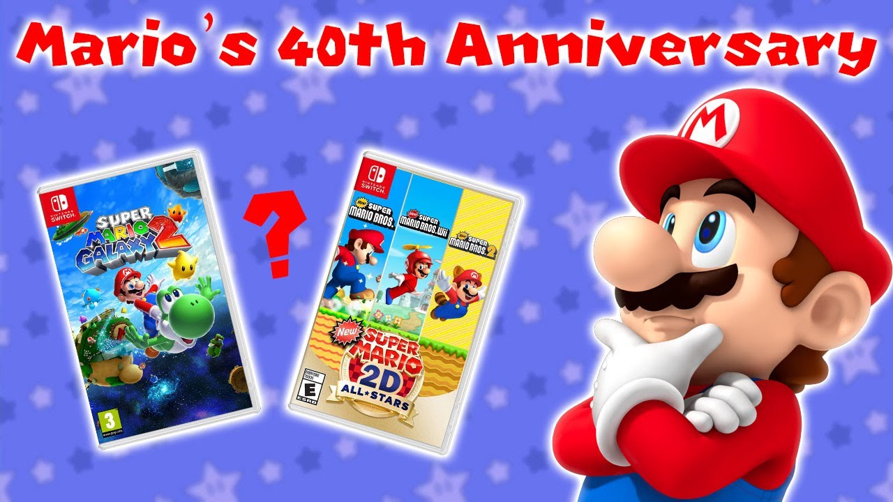 My predictions for Mario's 40th Anniversary