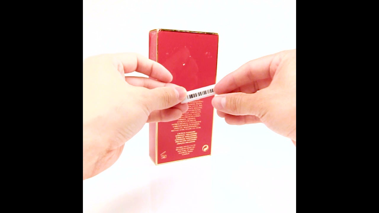 Как наклеивать антикражную акустомагнитную этикетку на товар (AM Labels Vormatic MUS III)