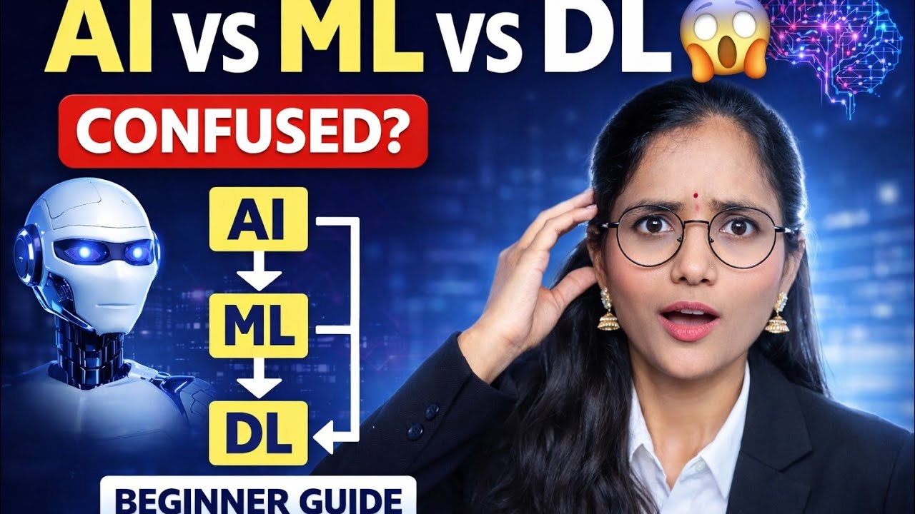 AI vs ML vs DL in 10 Minutes 🤯 | Full Explanation with Real Examples ...