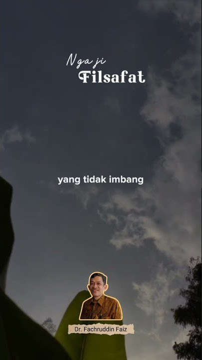 Ngaji Filsafat Prioritas - Dr. Fachruddin Faiz #ngajifilsafat #prioritas #fahrudinfaiz #shorts