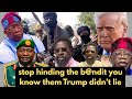 Everywhere scatter dele Farotimi ‼️🔥  support Trump, criticized tinubu over Nigeria conditions 