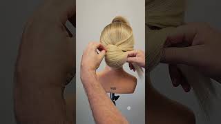 New Chignon ✨Lignes épurées, volume 💎#hairtrends #hairup #updohairstyle #bridalhair #haireducation