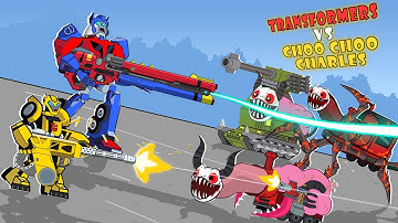 Transformers vs Robot Trains & Mecha Cars! | Epic Battle!