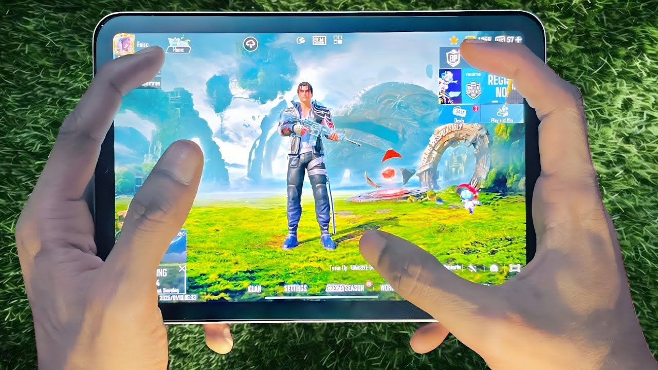 iPad Mini 6 PUBG HANDCAM 🔥 PUBG TEST ♥️ HDR+EXTREME 🔥 Fingers Claw ...