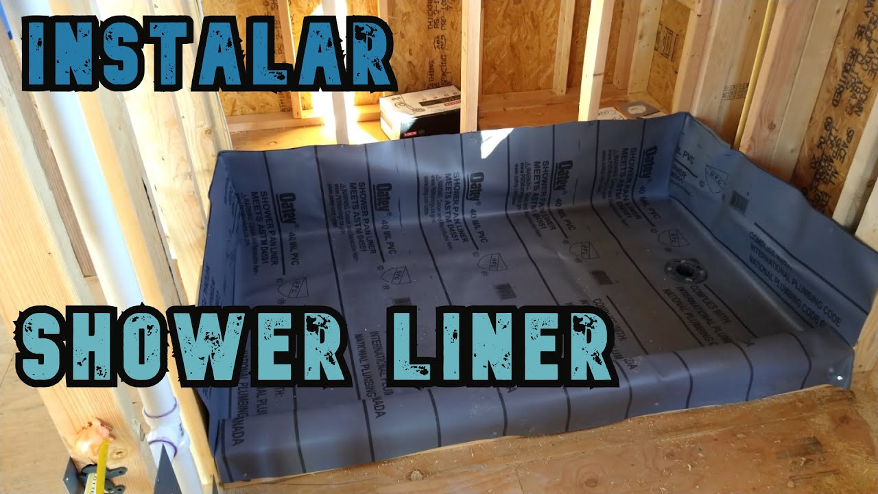 INSTALACION DE SHOWER LINER - YouTube