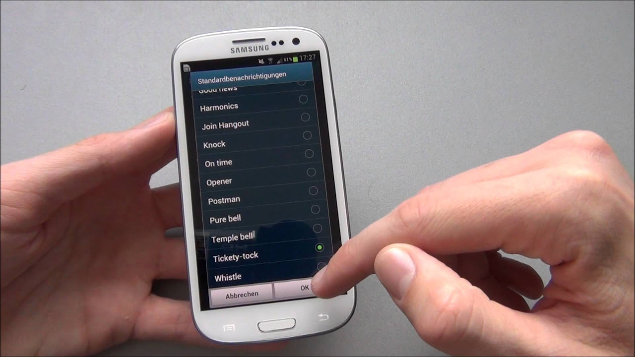  New  Samsung Galaxy S3 - Einstellungen/settings