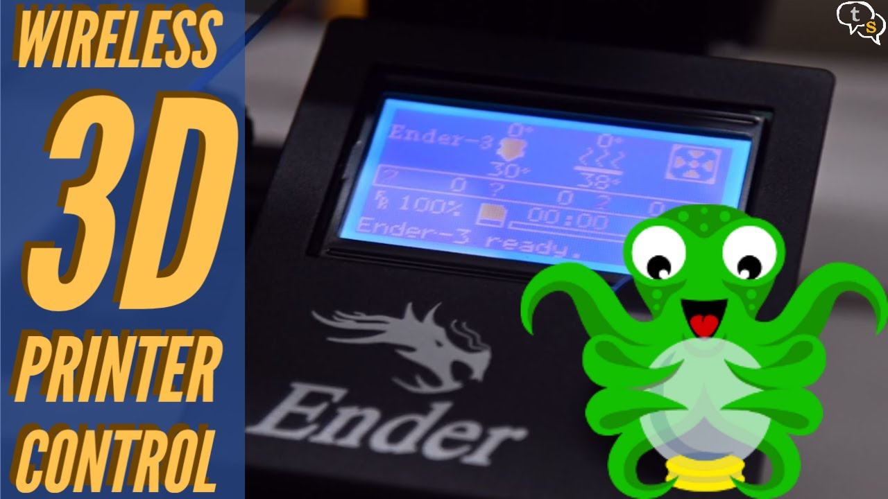 How to remote your 3D printer? | Octoprint 3D Printer web - YouTube