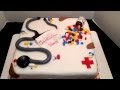 How to place edible cake topper on a cake - YouTube