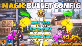 BGMI 4.3🔥MAGIC BULLET TRACKING AUTO HEADSHOT CONFIG FILE | HIGH DAMAGE AIMBOT CONFIG BGMI 4.3