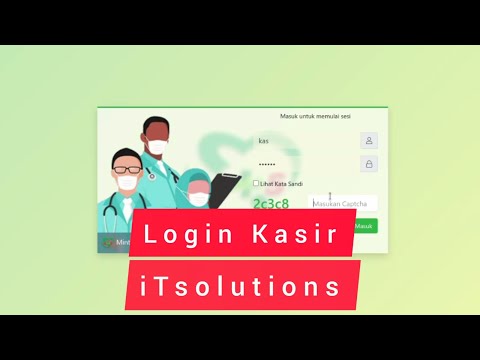 Login Sebagai Kasir - Sistem Informasi Klinik EMR