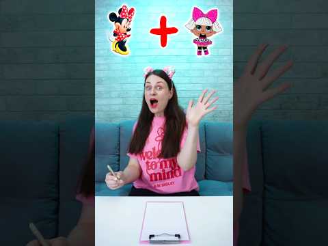 How to Draw LOL Minnie Mouse #shorts