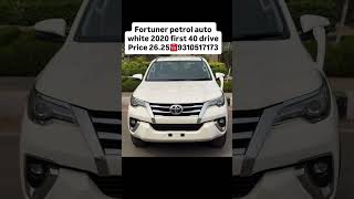 Toyota Fortuner 2020 Petrol Automatic | White | First Owner | Only 40,000 KM Driven | ₹26.25 Lakh