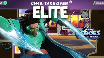 Disney Heroes Battle Mode ELITE CHAPTER 49 COMPLETE Gameplay Walkthrough