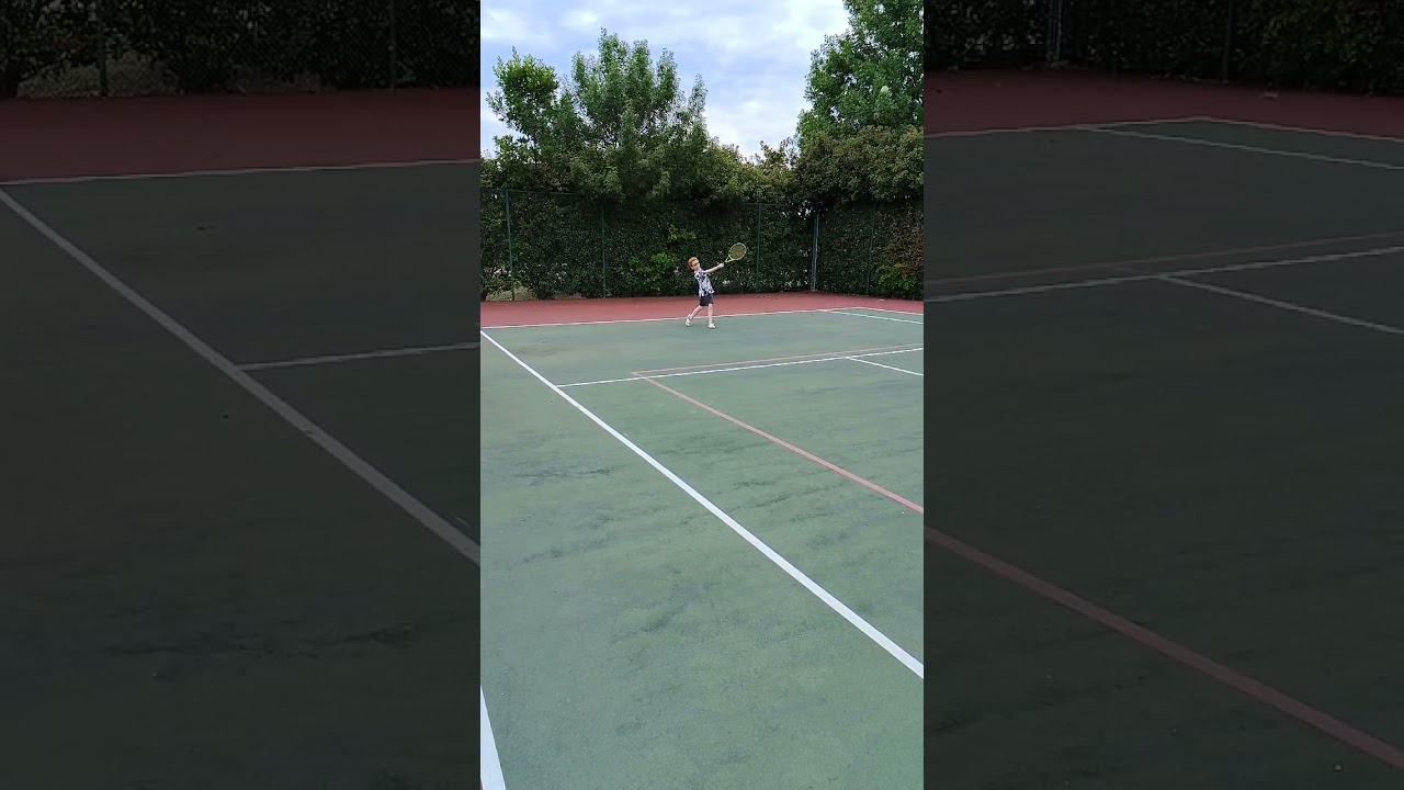 tennis time. 