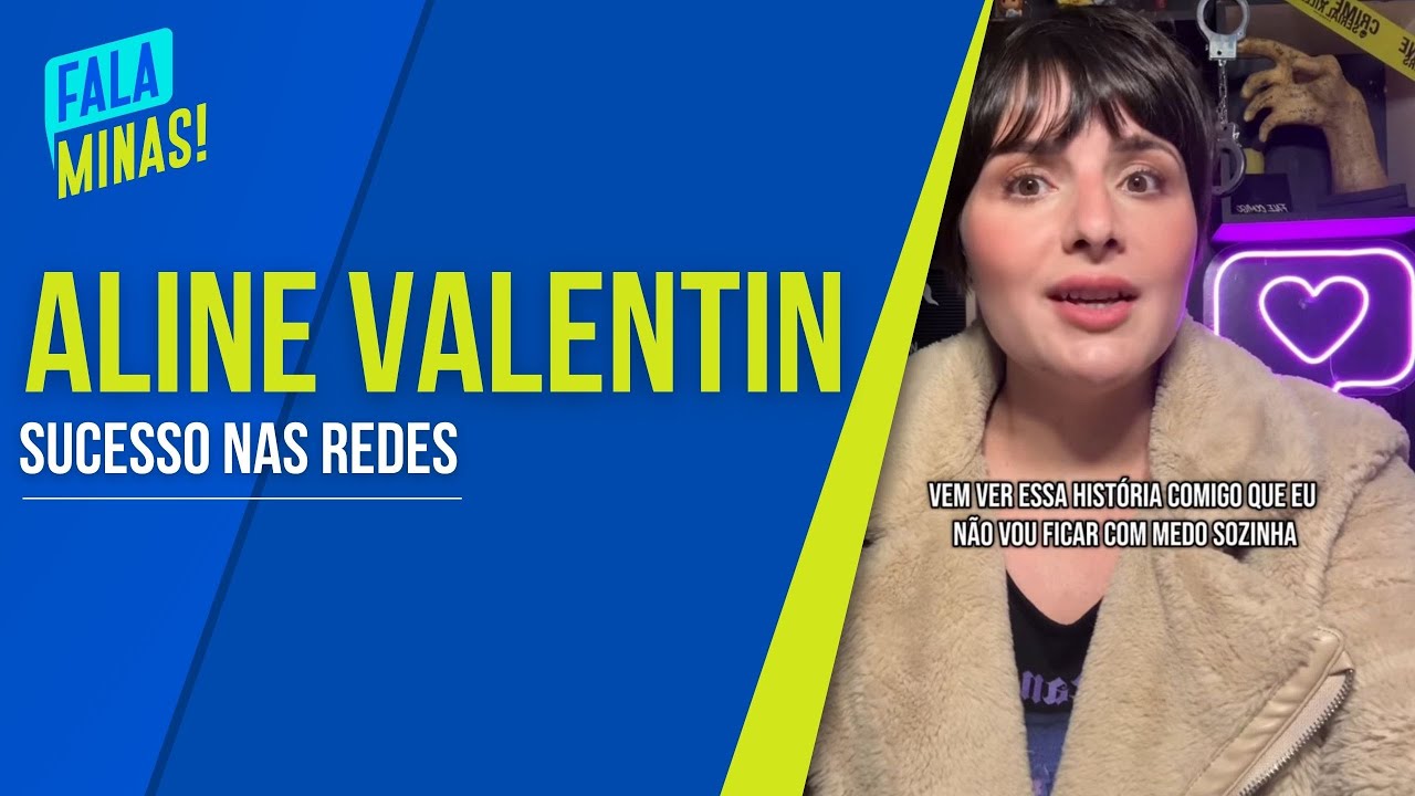 DE JUIZ DE FORA: ALINE VALENTIN SE DESTACA NAS REDES SOCIAIS CONTANDO HISTÓRIAS