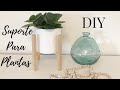 Suporte para plantas em madeira - muito fácil - diy - katherinne Ribeiro