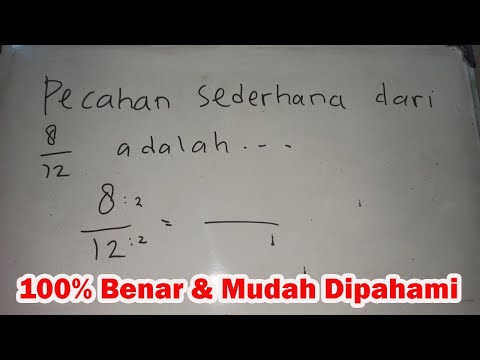 Video: Apa bentuk paling sederhana 8 12?