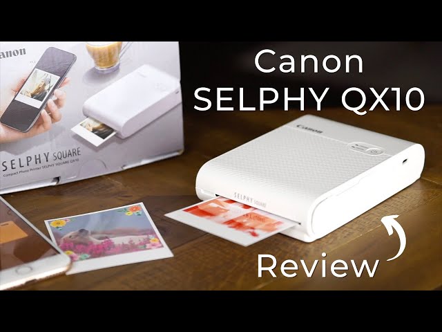 Canon Selphy Square QX10 Photo Printer - White