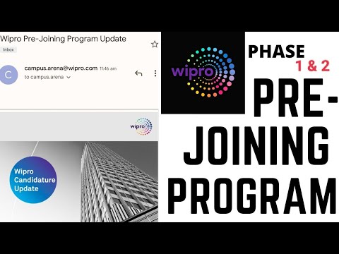 wipro pre-Joining program update!(PJP)||next process after this?||wipro updates Phase 1&2 Candidates