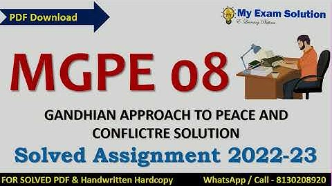 MGPE 08  SOLVED ASSIGNMENT 2022-23 | English Medium  | IGNOU Solved Assignment 2022-23