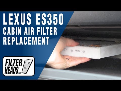 How to Replace Cabin Air Filter Lexus ES350