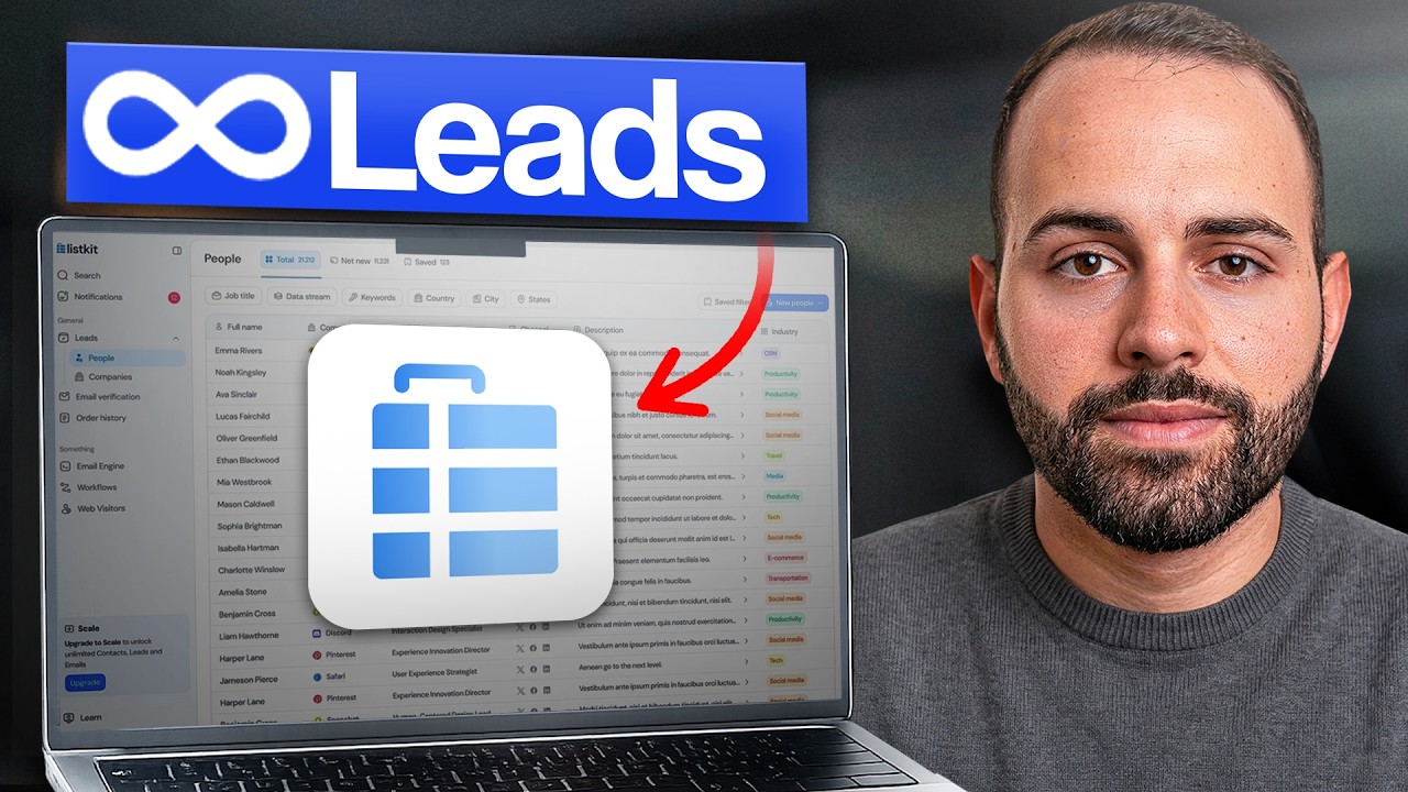 Io Listbuilder ListKit.io - Full Tutorial 2026 (Unlimited B2B Leads) - YouTube