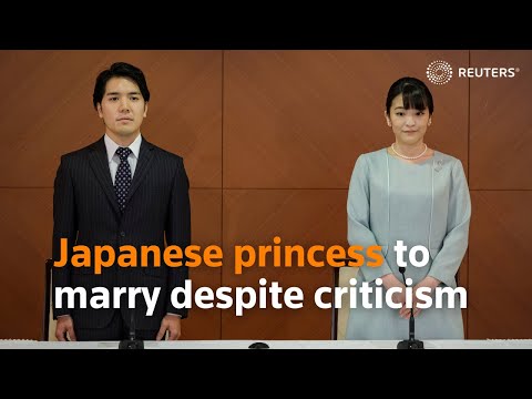 Japanese princess to marry despite criticism