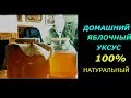 ДОМАШНИЙ ЯБЛОЧНЫЙ УКСУС БЕЗ ВОДЫ , САМЫЙ ЛЕГКИЙ РЕЦЕПТ