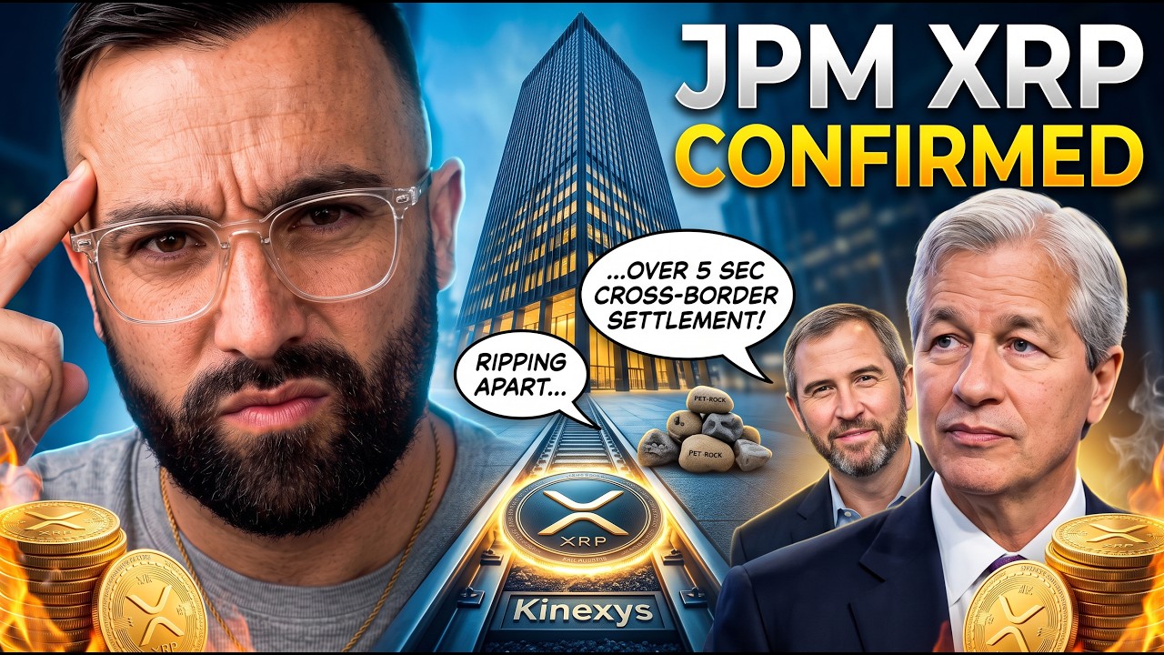Video: Ripple XRP - "A HYPED UP FRAUD, A PET ROCK" Jamie Dimon's 9 Year Lie EXPOSED!
