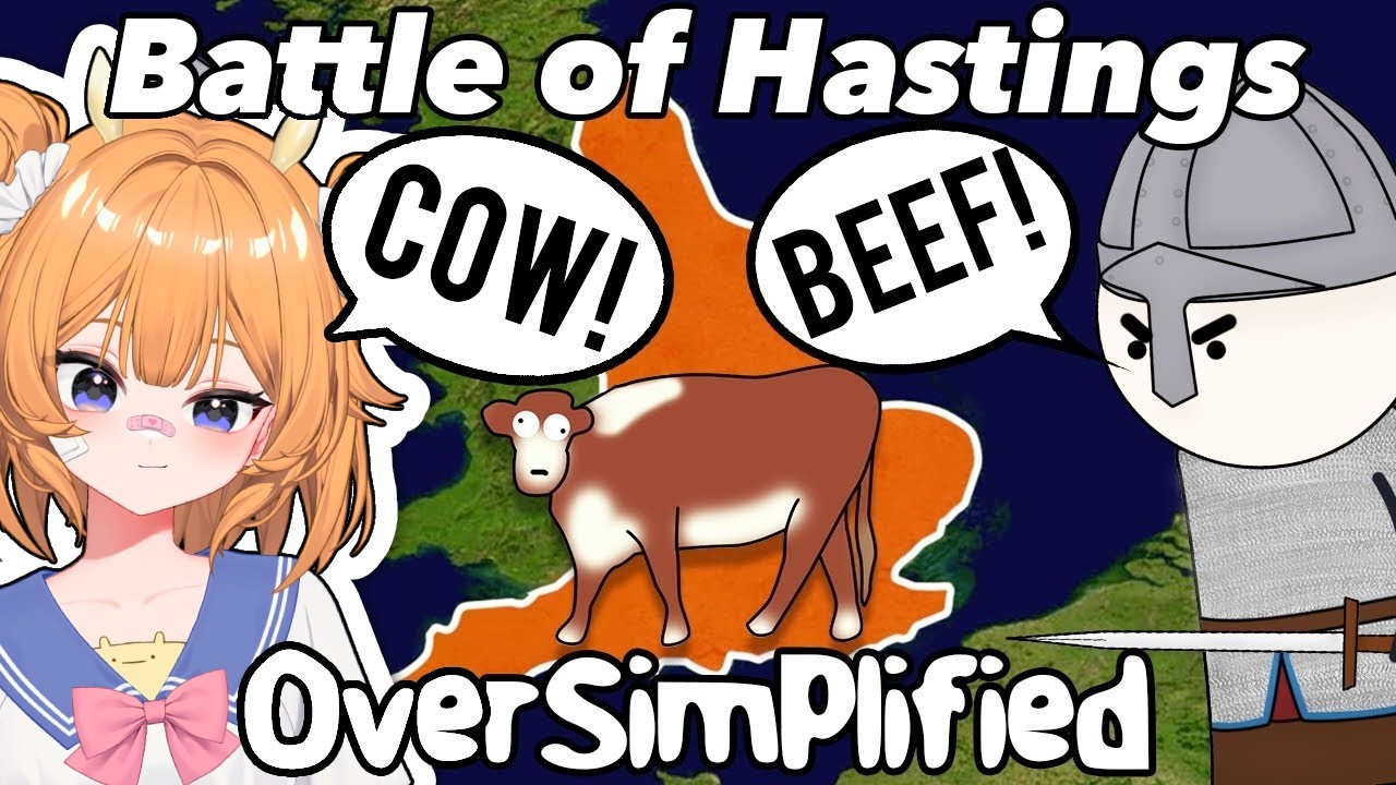 German Vtuber reacts to Oversimplified - The Battle of Hastings