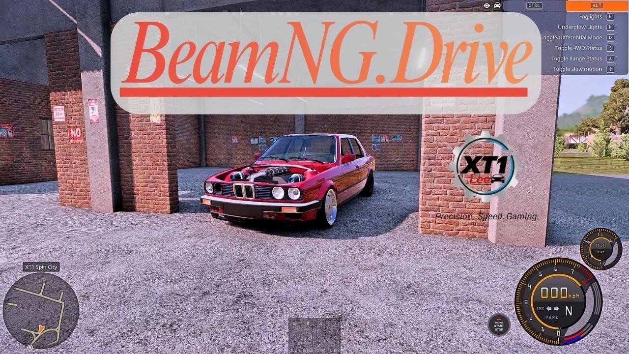 BMW E30 V8 M60 Twin Turbo on BeamNG.drive