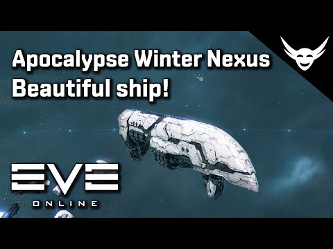 EVE Online - Apocalypse Beautiful ship (Winter Nexus)
