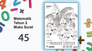 Buku Aktiviti Matematik Tahun 2 Muka Surat 45
