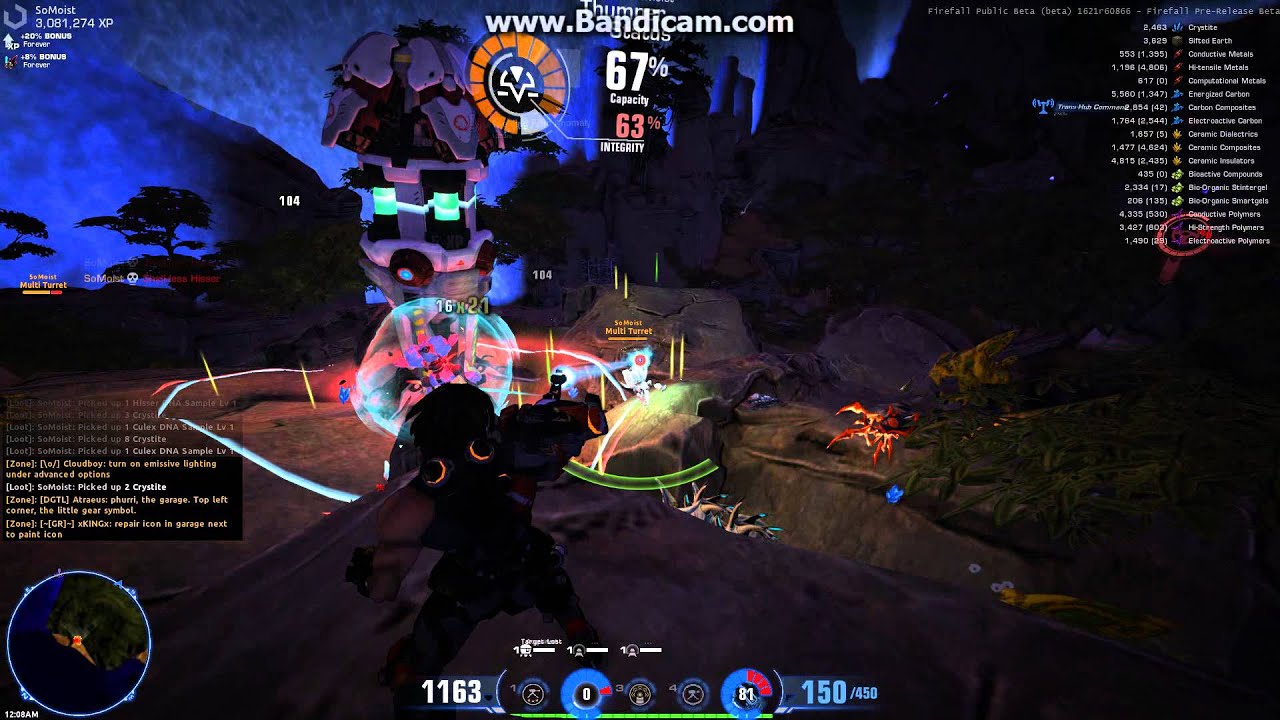 Firefall Medium Squad Thumper solo