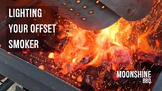 How to Light an Offset Smoker - Moonshine BBQ