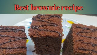 Brownie recipe | Brownie recipe without oven | Brownie cake