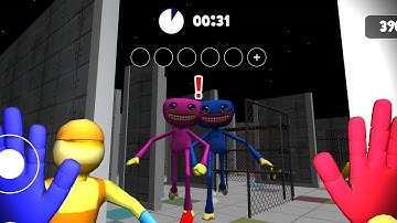 Huggy Wuggy and Kissy Missy Scary Horror Poppy Playtime Mobile Game - Android Gameplay Walkthrough#2