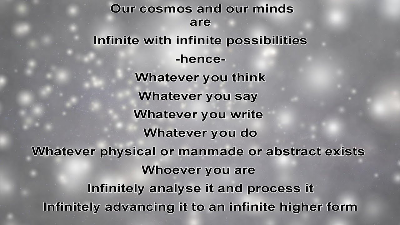 LIFE AXIOM 8: EVERYTHING ANALYSE-PROCESS-ADVANCE IT TO AN INFINITE ...