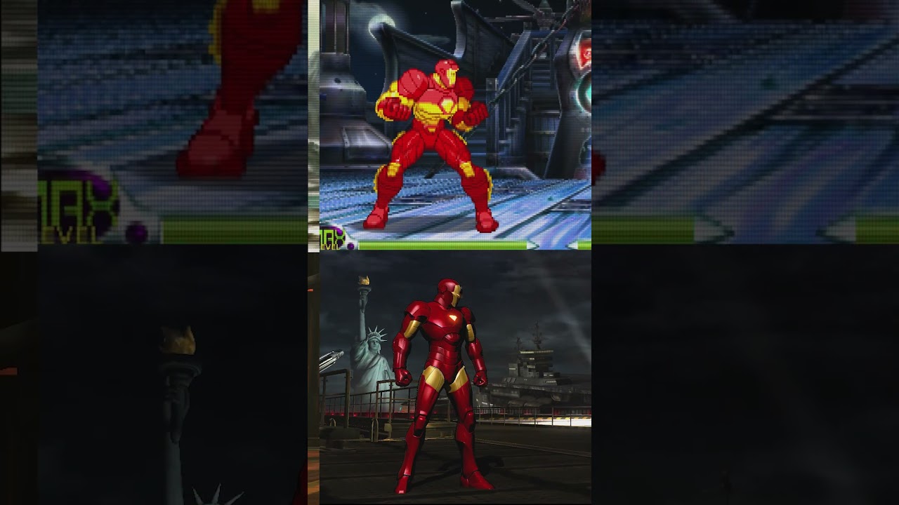 Sprites vs 3D Model: Marvel vs Capcom 2 and Marvel vs Capcom 3 #gaming