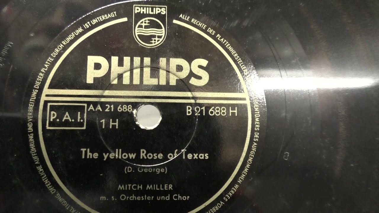 Mitch Miller The yellow rose of Texas. (1955). YouTube