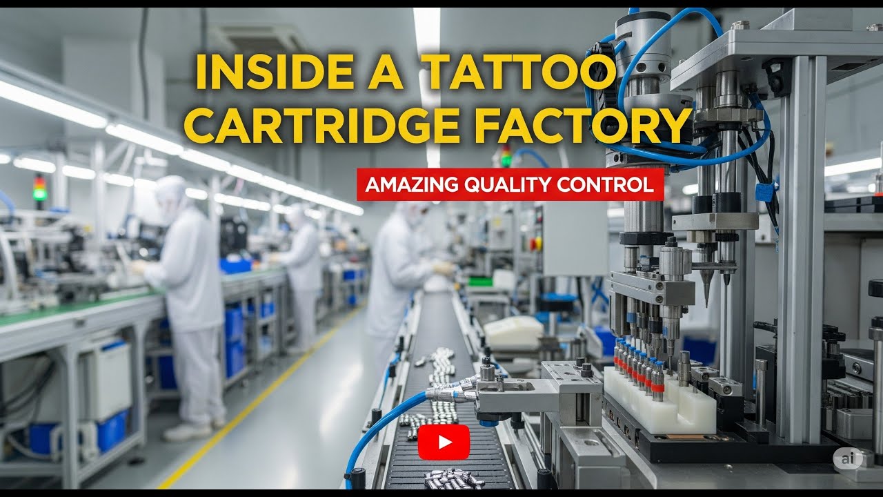 Inside the biggest Tattoo cartridge needle factory tour | Manufacturing unit | Gigafactory