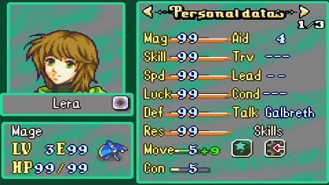 Fire Emblem The Vision - GBA - Cheat Codes #emulator #cheatcodes #gba