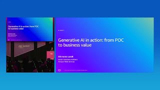 AWS Summit Sydney 2025: Generative AI in action: from POC to business value