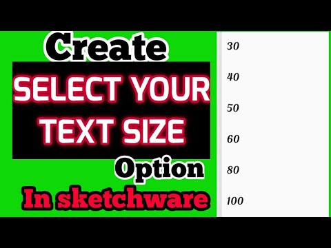 easy to Create Text size selecting option in sketchware||sketchware tutorials.