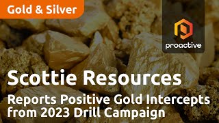 Scottie Resources Reports Positive Gold Intercepts from 2023 Drill Campaign in Bc's Golden Triangle