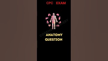 CPC Exam Anatomy frequently asked question. Let